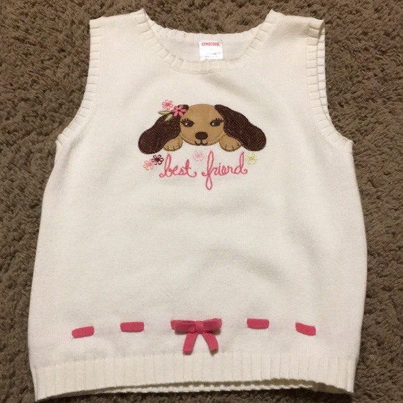 Vintage Gymboree Primrose Best Friend girls sweater vest Size 7 - Picture 1 of 6
